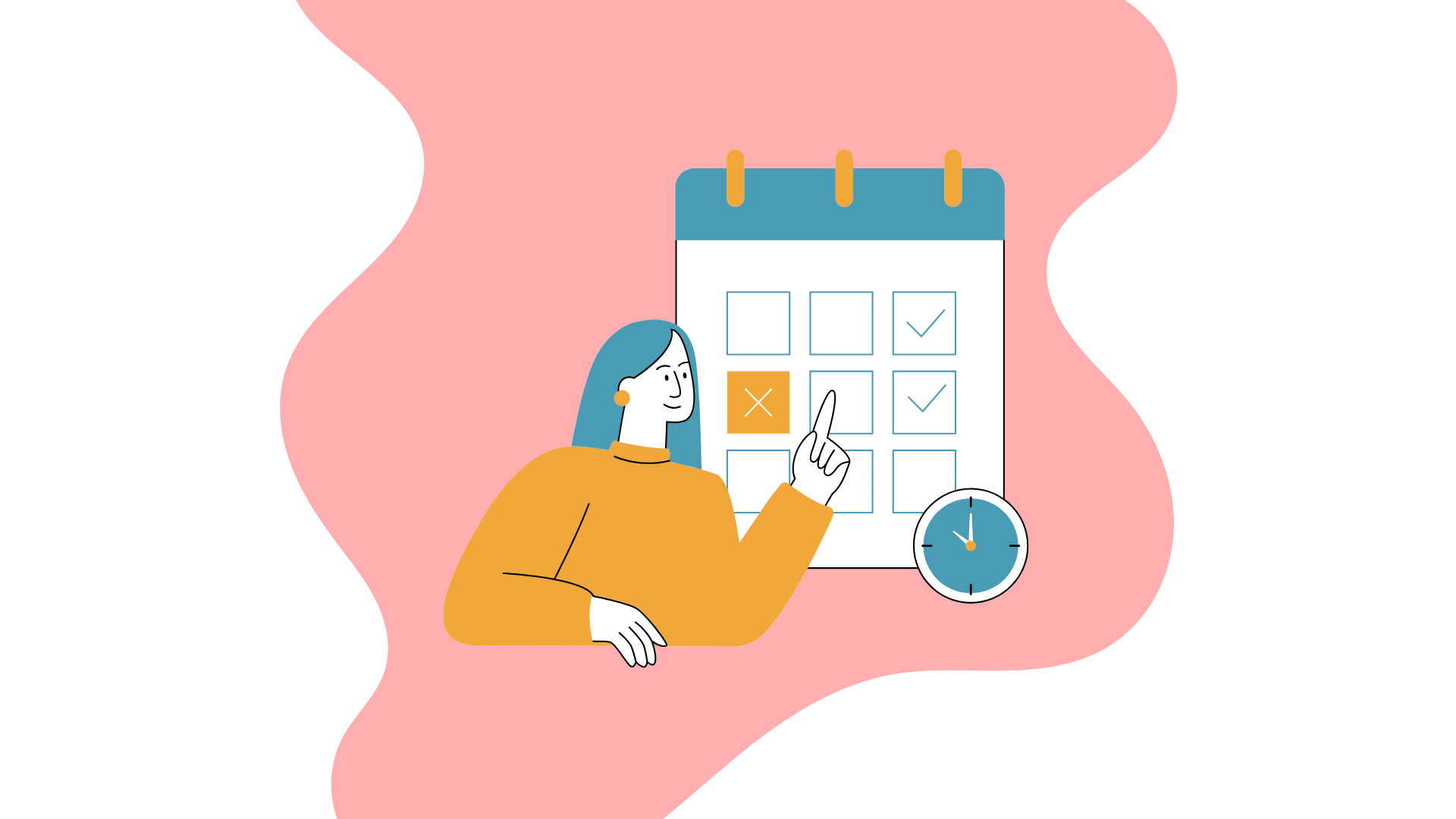 物価高騰と収入への不安を表すイラスト