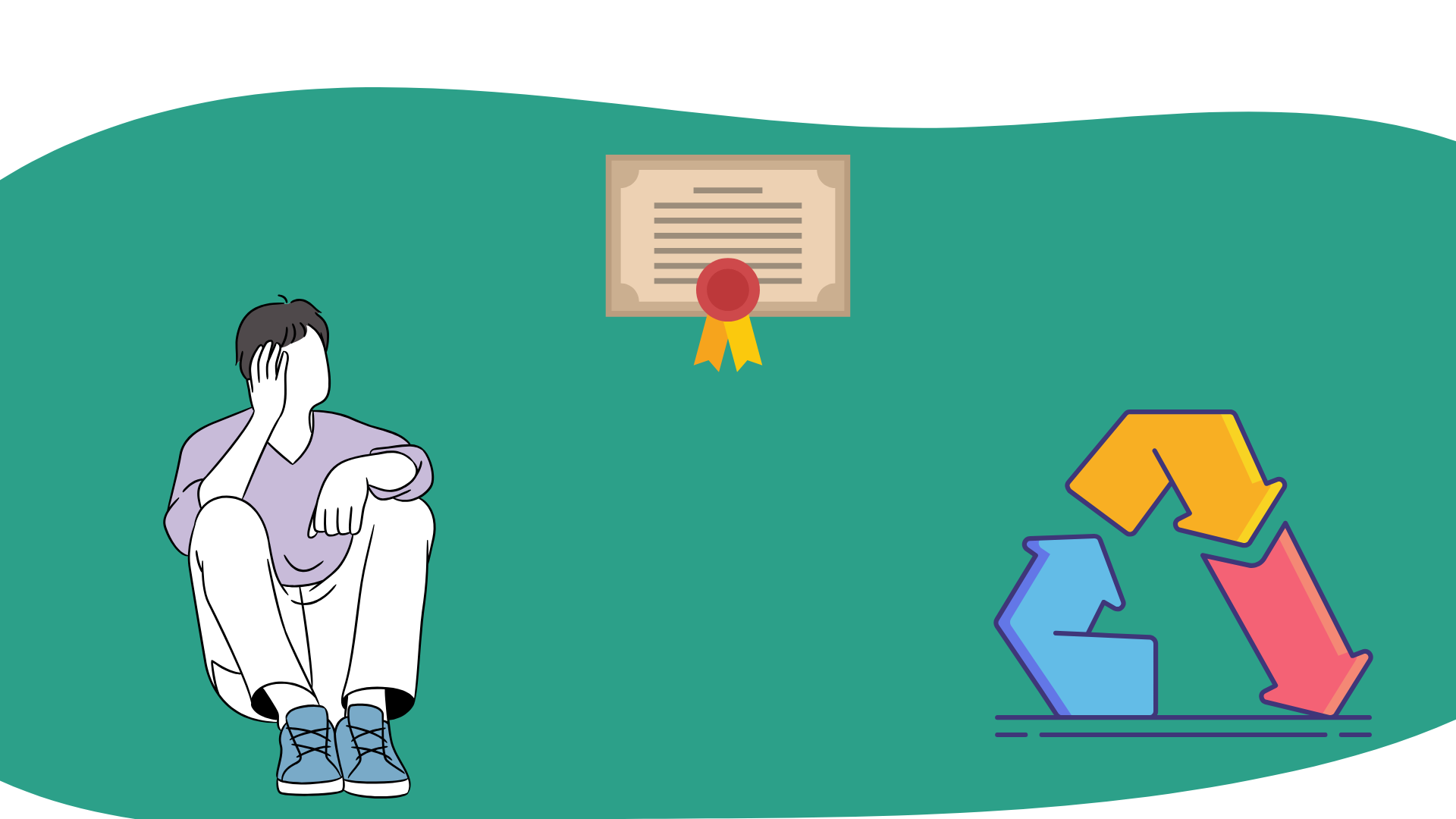 物価高騰と収入への不安を表すイラスト